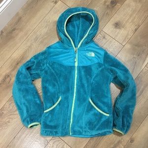 The North Face Oso Fleece Jacket girls 10/12 teal